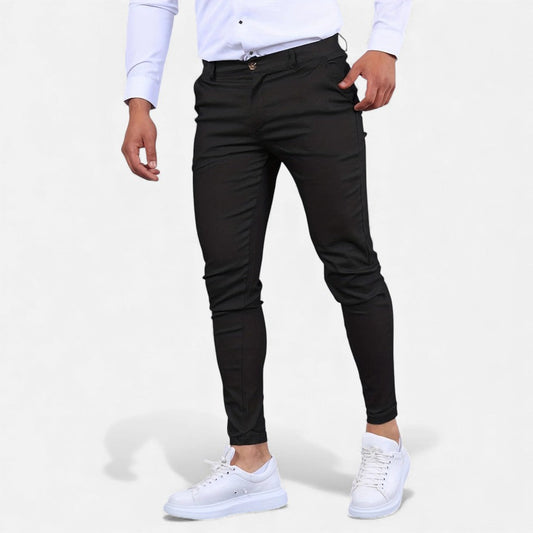 Zwei Chino Męskie | Elastyczne, Elegancki Krój 1