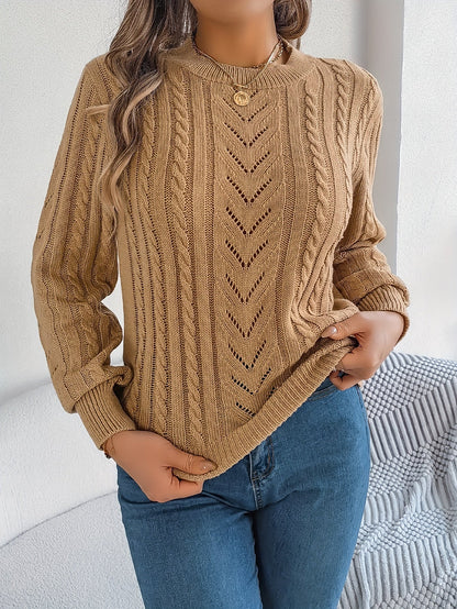 Blythe | Sweter z teksturą w splocie kablowym 3