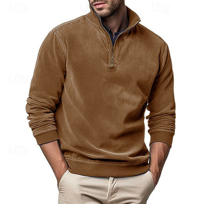 Caleb | Bluza z zamkiem błyskawicznym i stójką 10