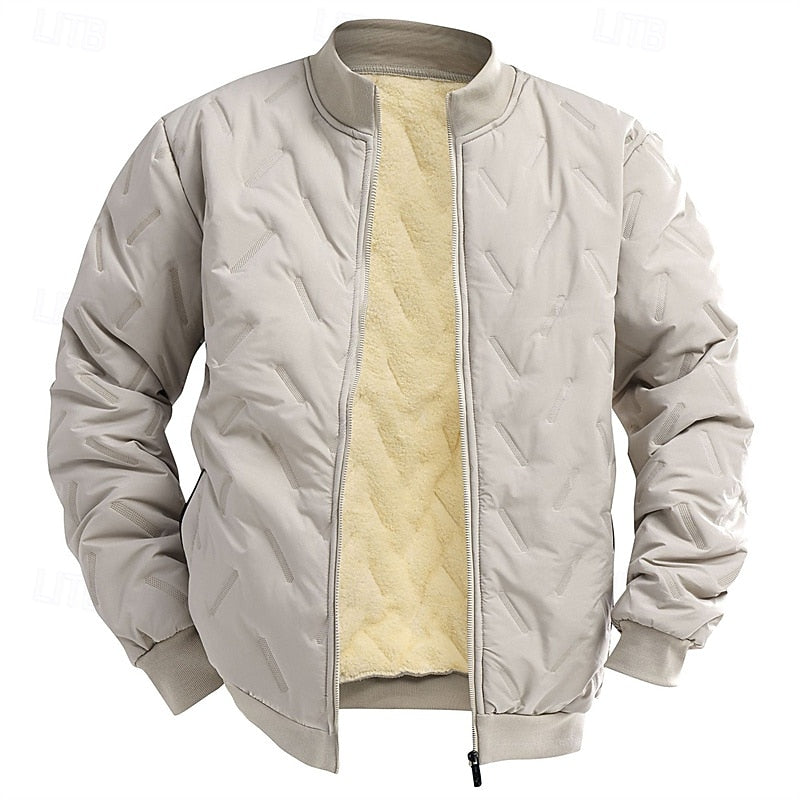 Douglas | Teksturowana pikowana kurtka typu bomber 6