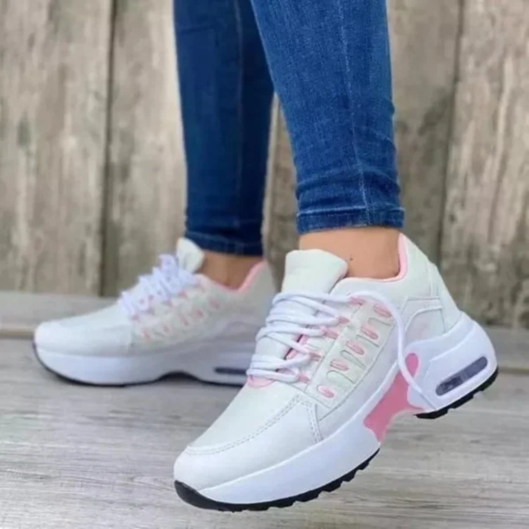 Lekkie Damskie Buty Sportowe | Wygodne Trampki na Platformie 6